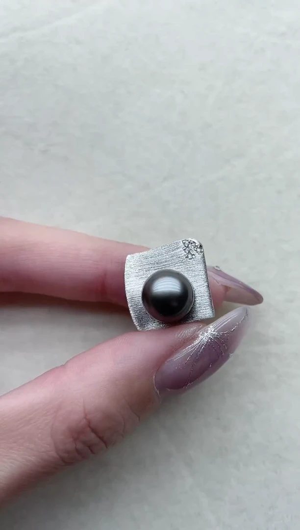 【闪购商品】海水珍珠吊坠银S925镶嵌16