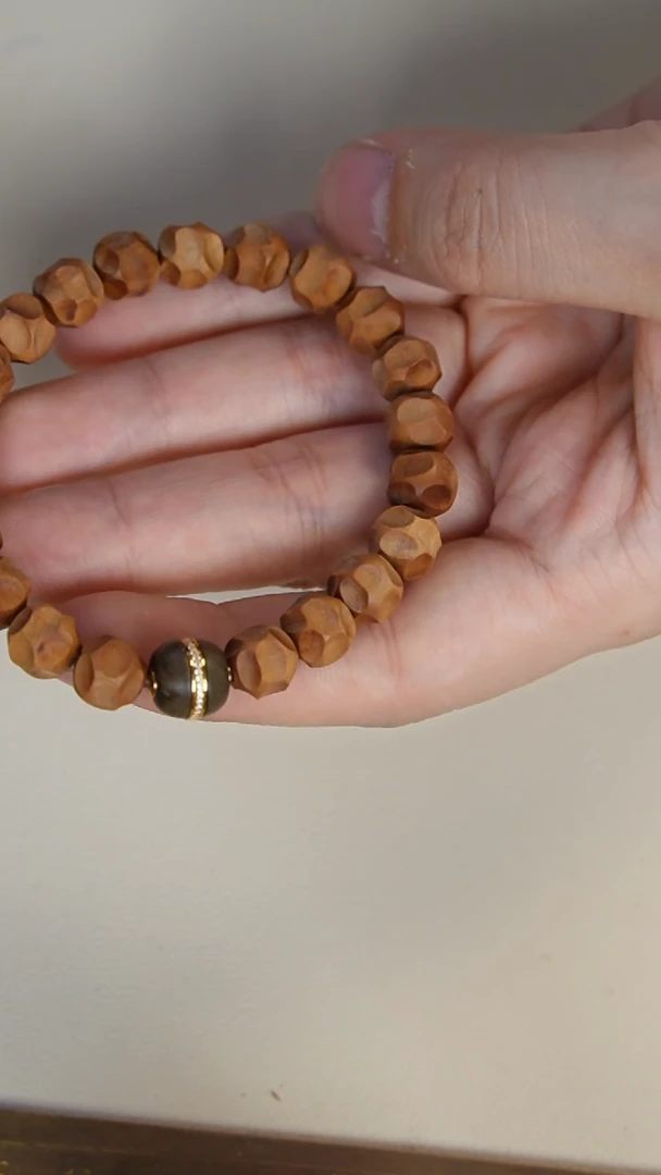【闪购商品】檀香木手串/手链手工无相9/9.5mm单圈老山檀香