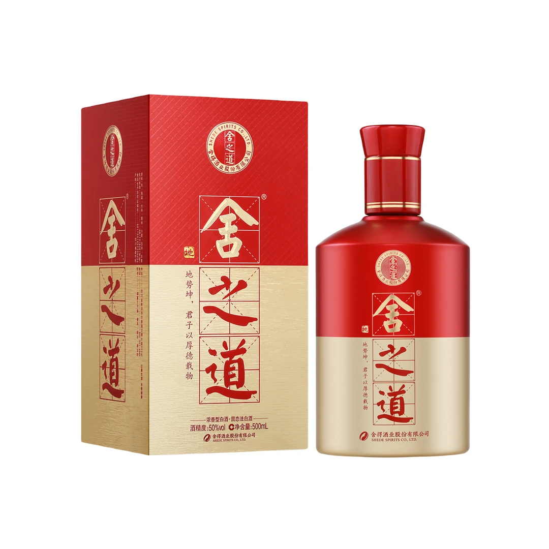 舍得舍之道50度地二代浓香型白酒500ml/瓶