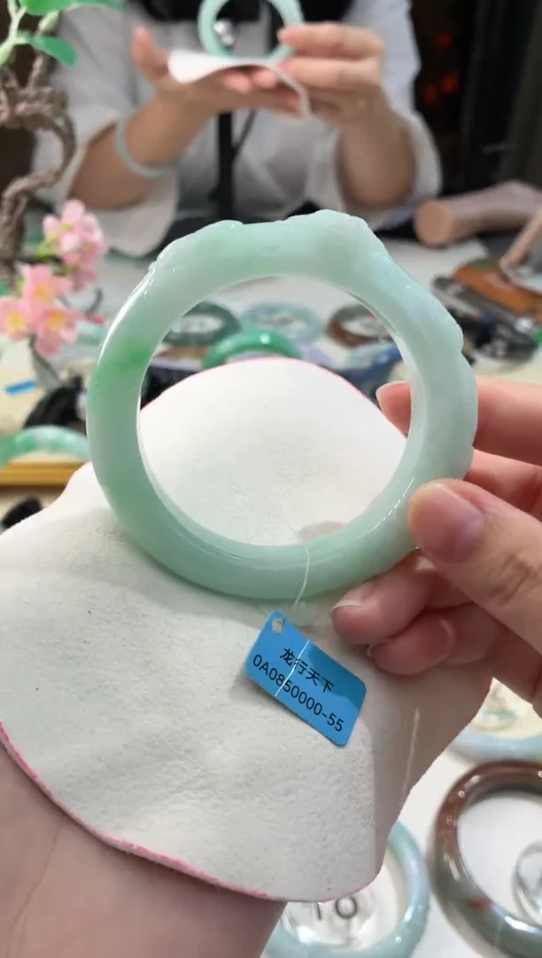 未镶嵌手镯翡翠14  翡翠手镯 54