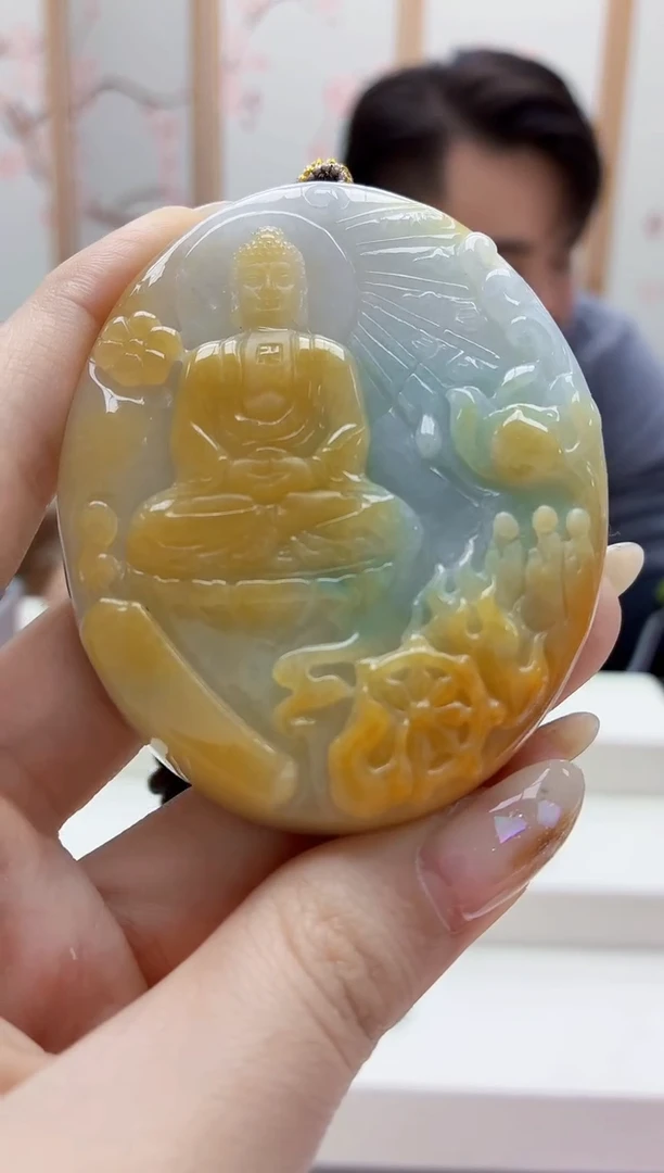 未镶嵌定制翡翠5060jw-毛货挂件63