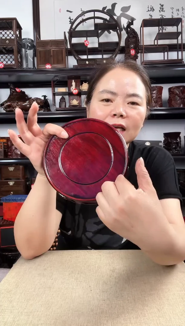 木16公分红老李红木工艺品
