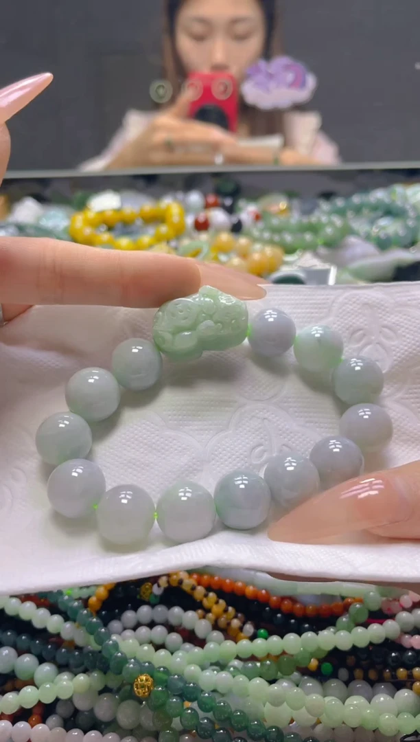 颈饰未镶嵌翡翠13MM