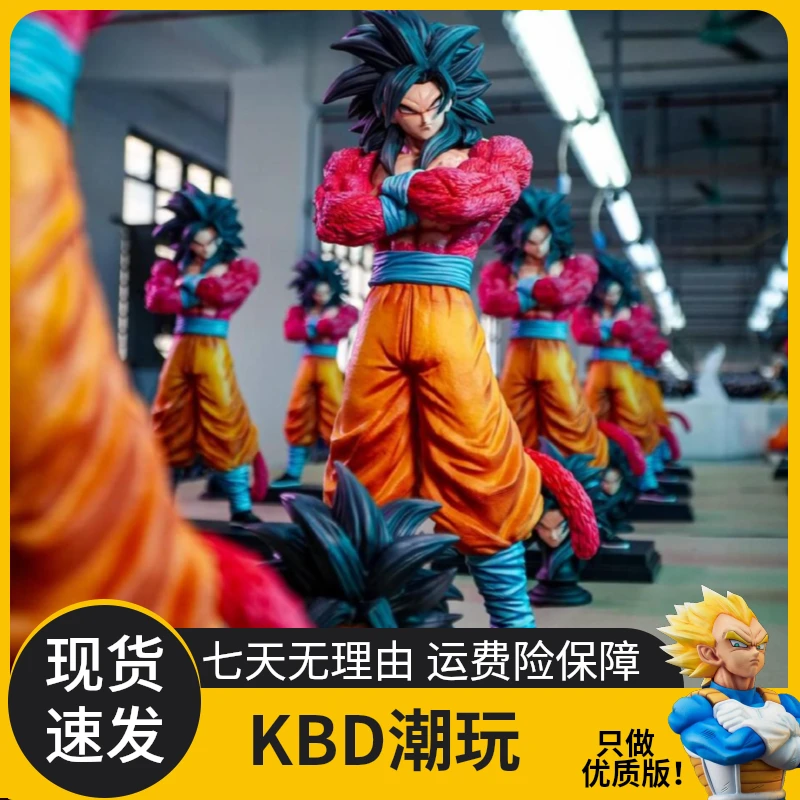 【现货】七龙珠JT厂超四悟空双头雕贝吉塔站姿赛亚人动漫手办模型