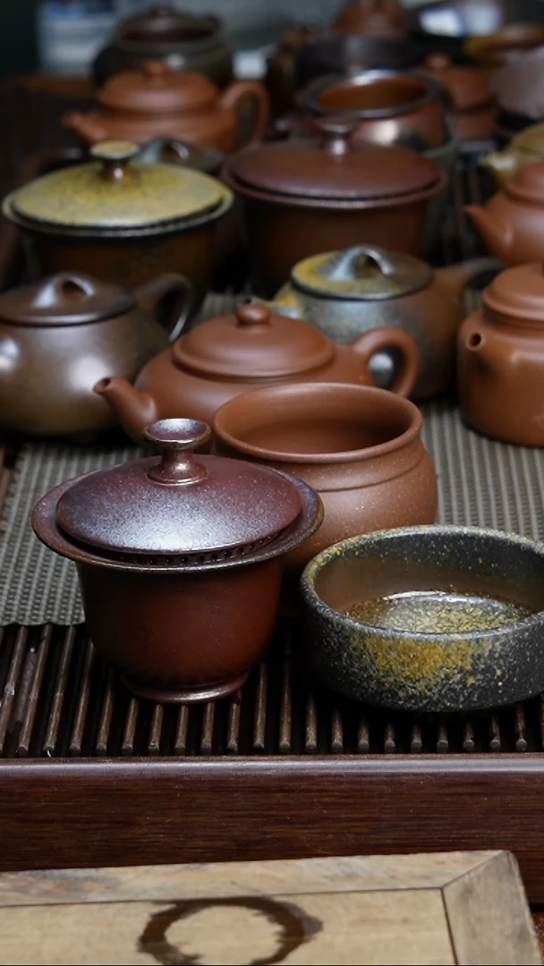 原矿 柴 烧 盖碗