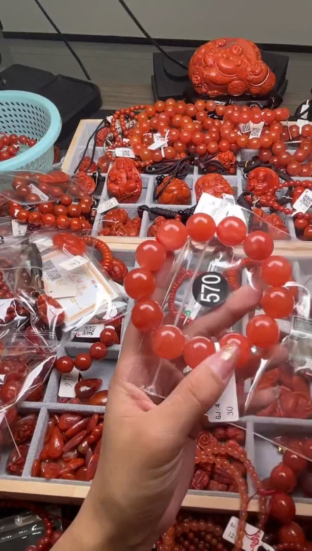 【闪购商品】南红玛瑙珠宝奇石未镶嵌570-17+