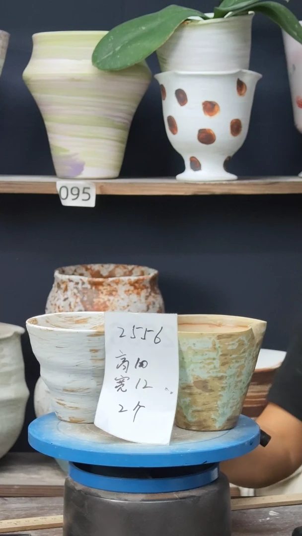 江西景德镇花盆微瑕2556