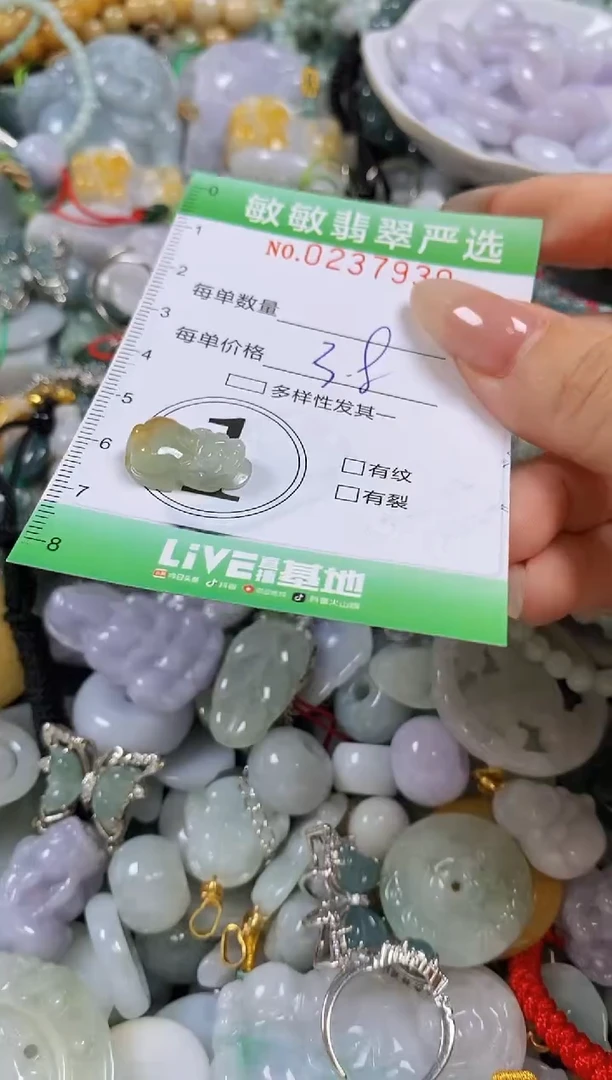 翡翠未镶嵌颈饰闪购0237939