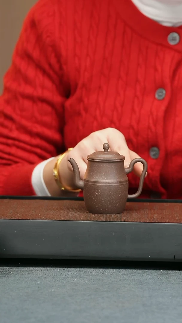 【闪购商品】紫砂茶壶五堂 耳把高执壶-荆溪惠孟臣制