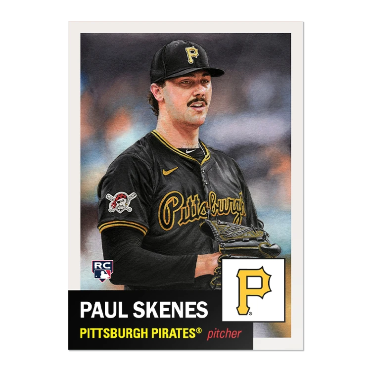 2024 Topps Living Set #768 海盗队 Skenes 斯金斯 新人纪念画卡