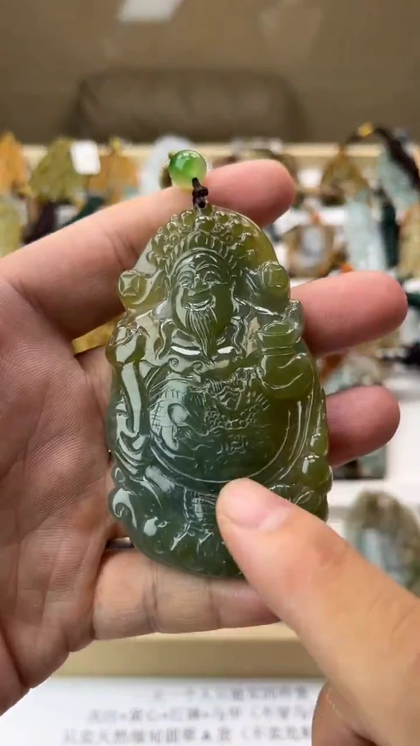 颈饰未镶嵌翡翠天然翡翠