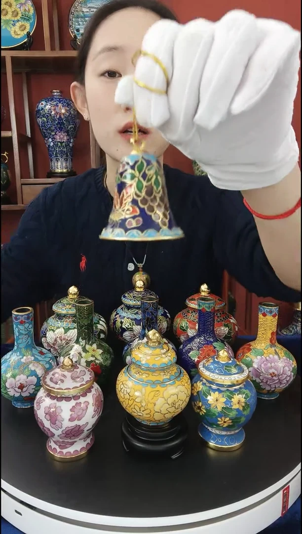 非遗景泰蓝 好运铃 2寸 铃铛一响 黄金万两