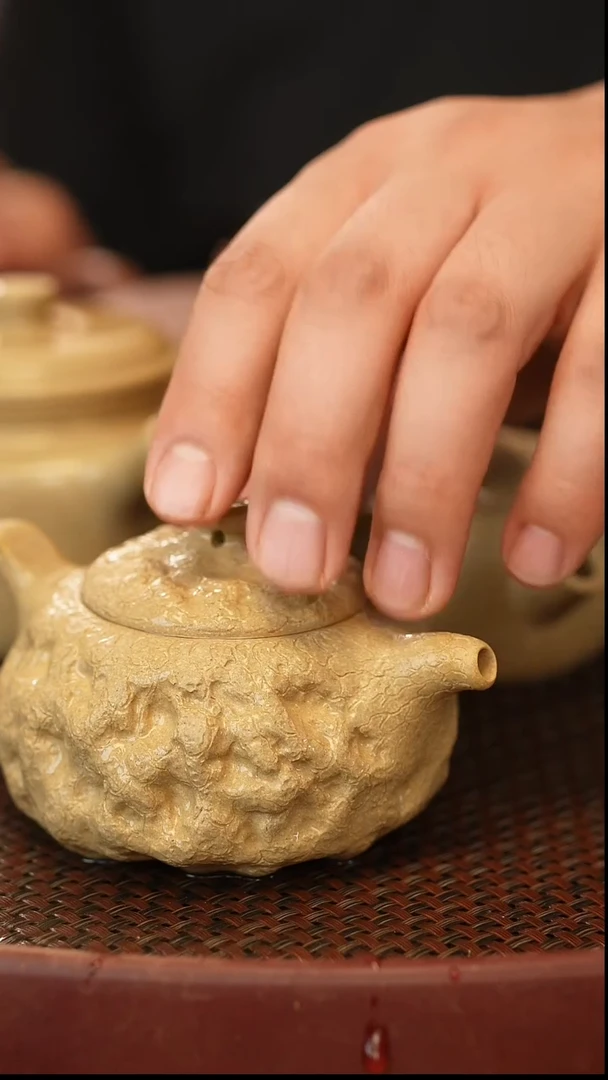 茶壶紫砂原矿手工制作