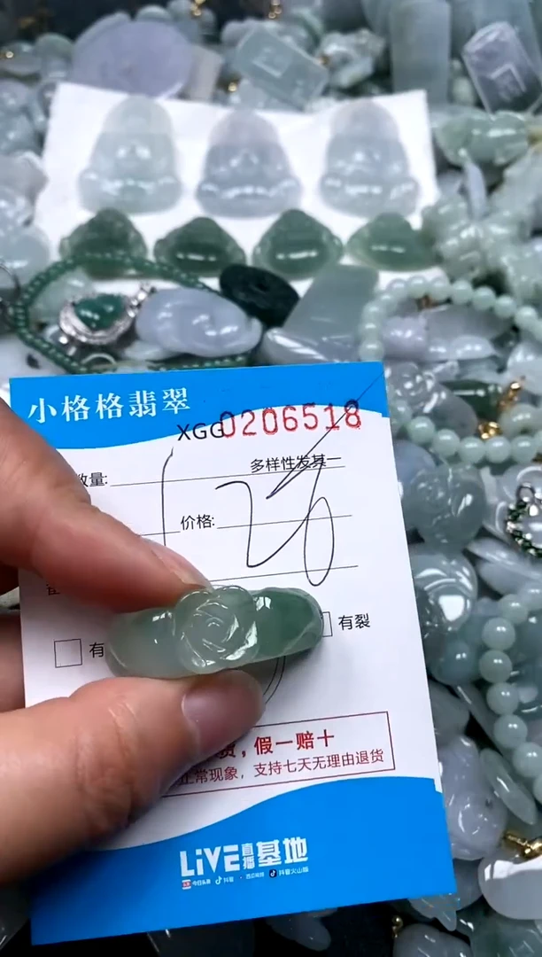 【闪购商品】翡翠颈饰未镶嵌闪购商品0206518