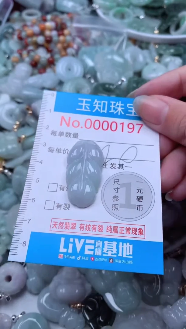 翡翠未镶嵌吊坠(不含链)197