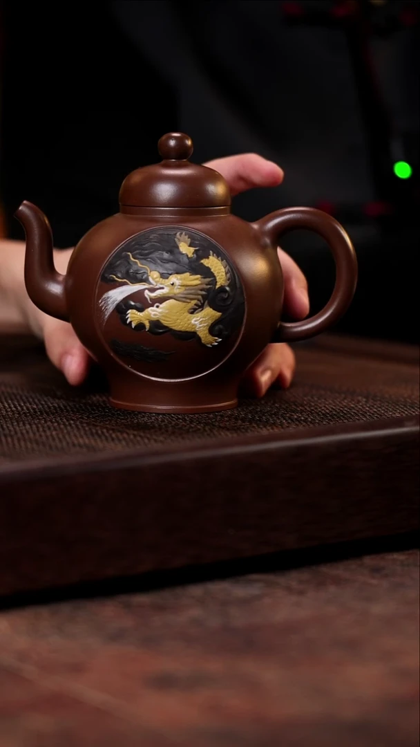 飞龙在天 特级紫泥 380cc