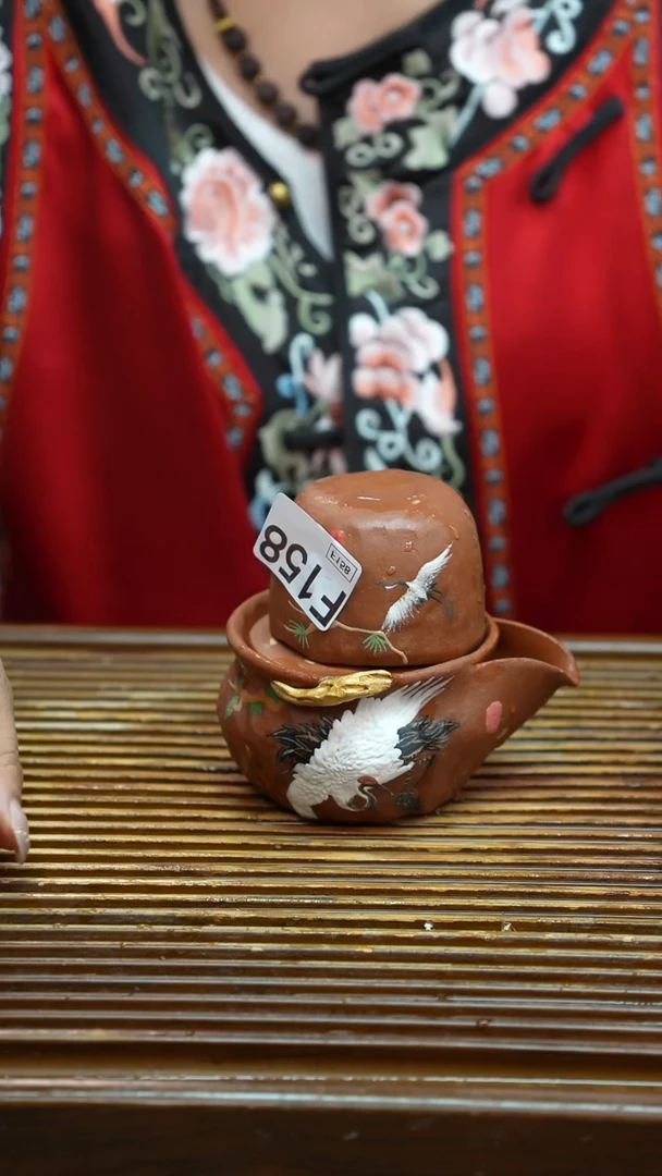 万古烧粗陶手工茶具