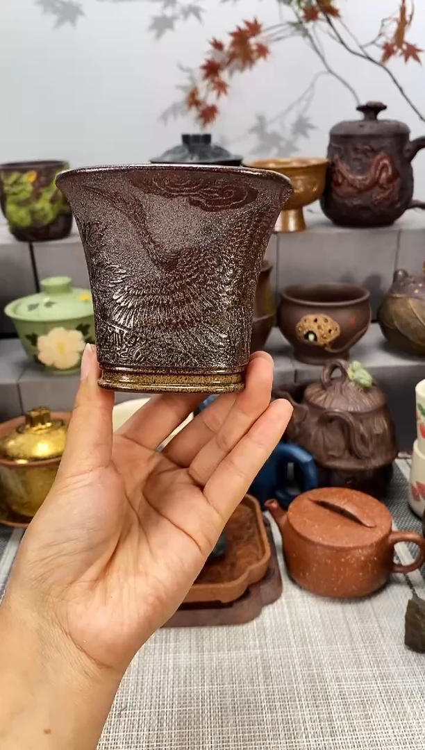 茶壶紫砂原矿紫砂主人杯