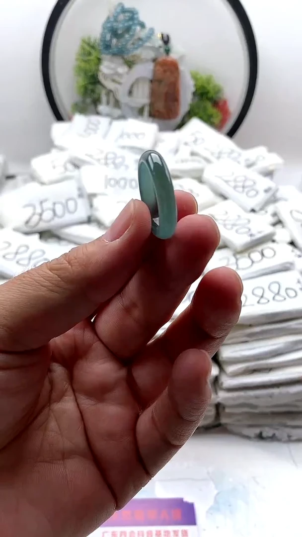 翡翠未镶嵌颈饰戒圈