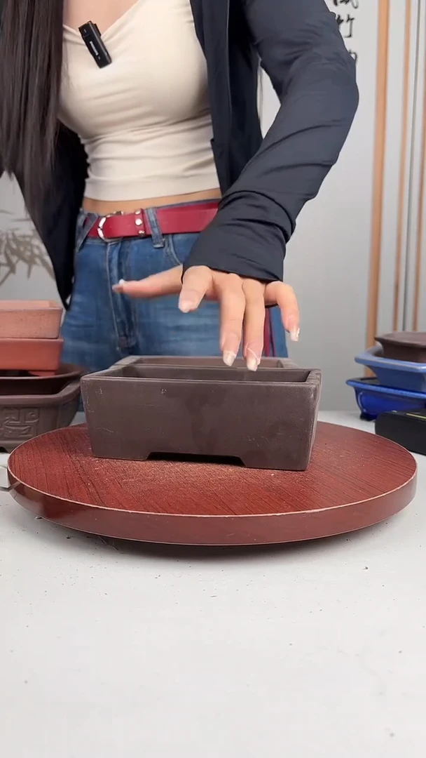 紫砂花盆浅草紫砂花盆