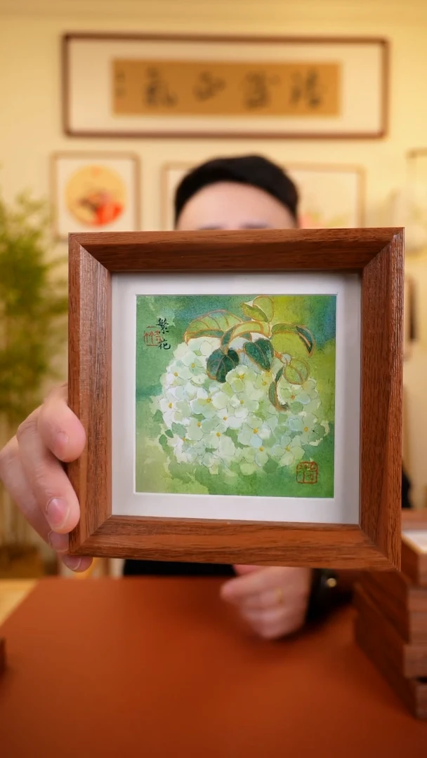 横款鹿鸣现代美术馆-岳倚竹老师作品