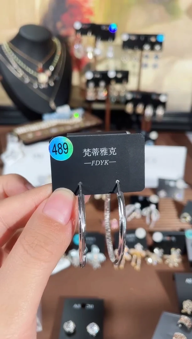 铜合金合成立方氧化锆925银梵489