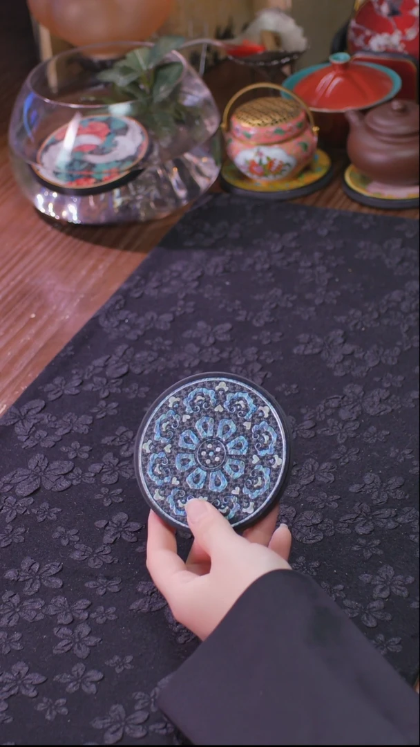 壹藏贰宝幻夜杯垫一片