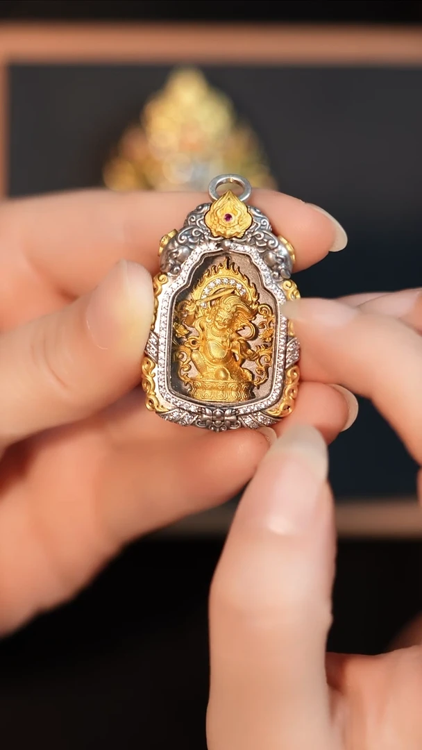 无吊坠925银风****己十相自不动嘎盒