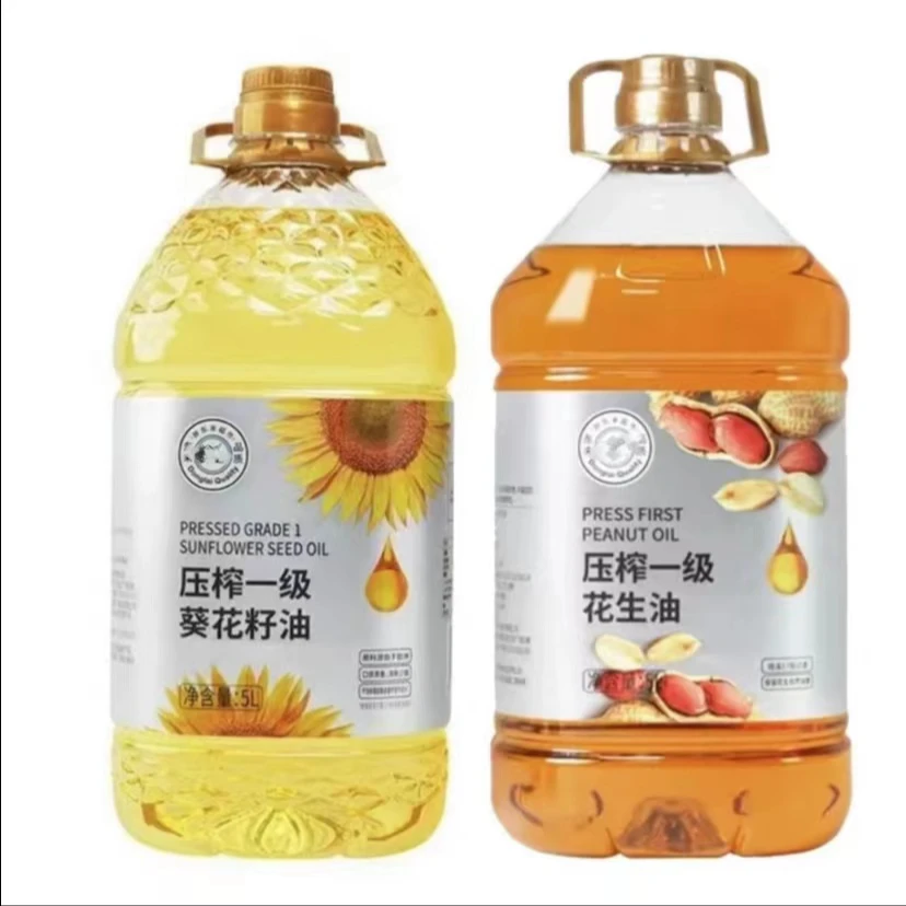 许昌本地农家超市压榨一级花生油菜籽油2L/5L桶食用油