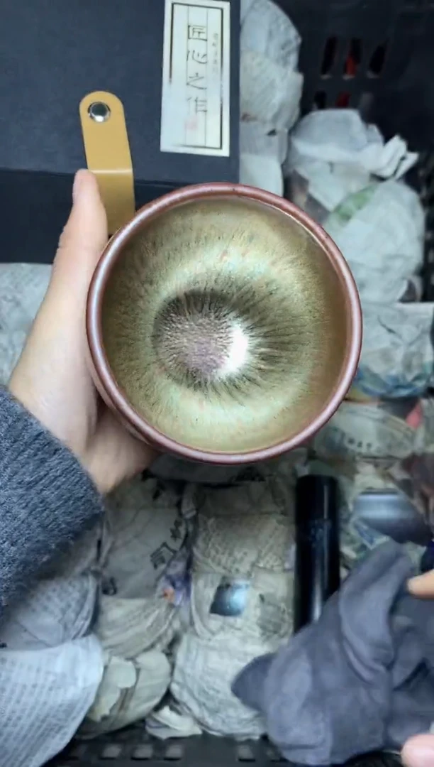【闪购商品】茶盏金丝万缕 盏三疯建盏茶器