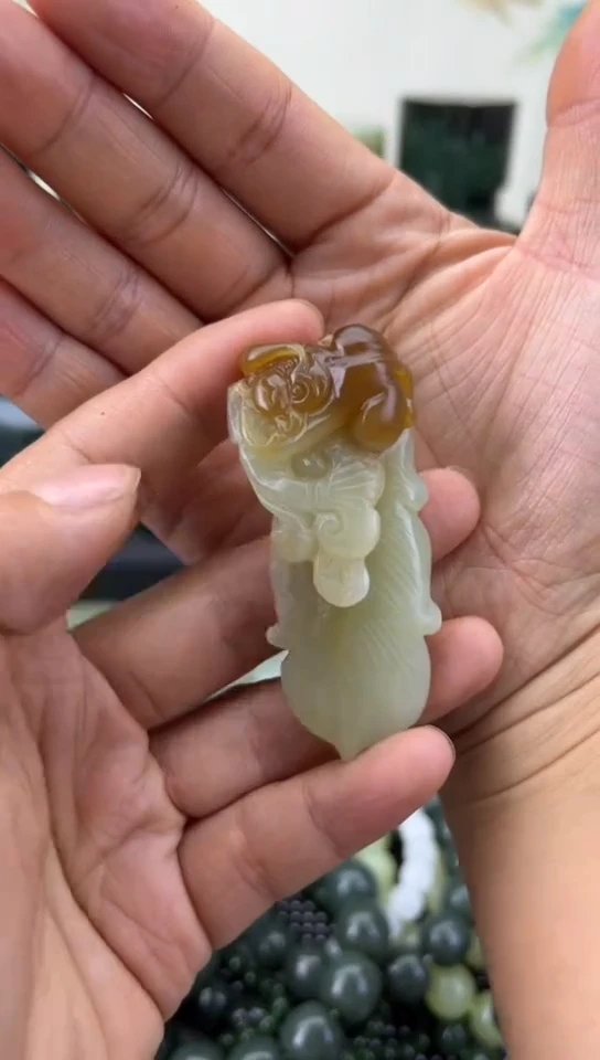 未镶嵌和田玉珠宝半成品挂件