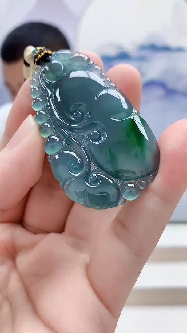 未镶嵌定制翡翠4898bb-毛货挂件29