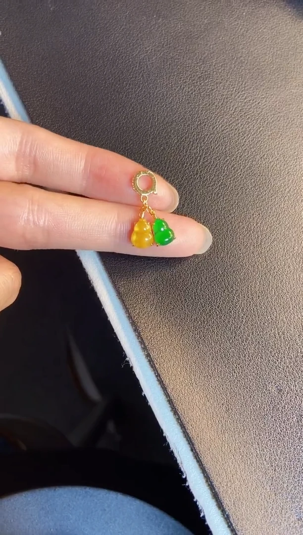 吊坠(不含链)银S925镶嵌翡翠1