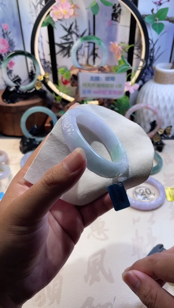未镶嵌手镯翡翠正圈55