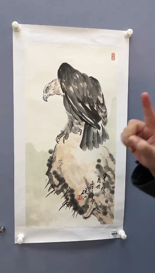 【闪购商品】绘画刘伟-2平尺-动物-纸片
