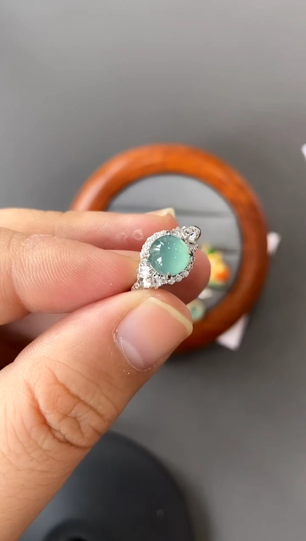 【闪购商品】翡翠戒指银S925镶嵌买断价