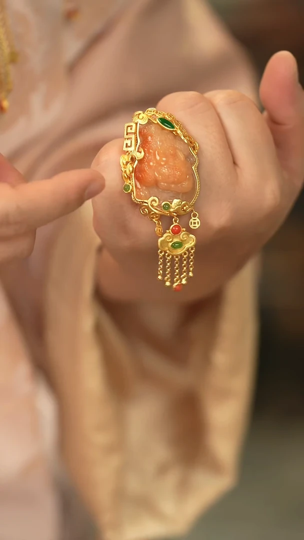 【闪购商品】翡翠戒指银S925镶嵌新款