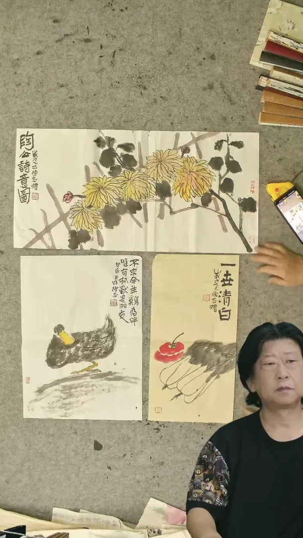 国画温德志老师 禅意小品