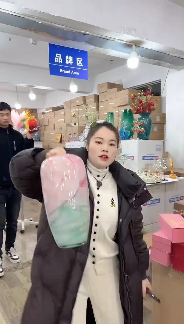 【闪购商品】无铅玻璃甄选花器-f-早34