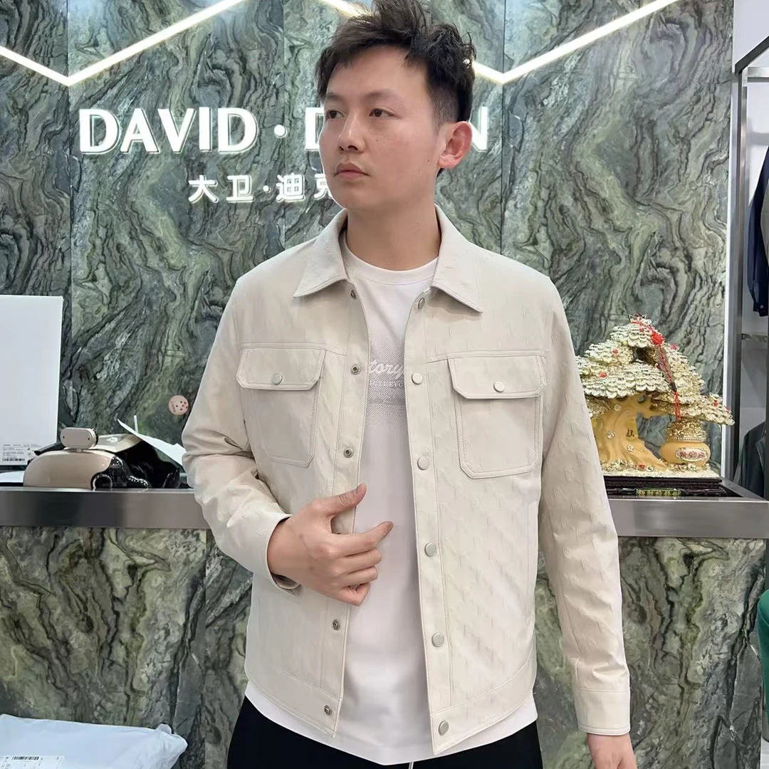 男士提花经典夹克213