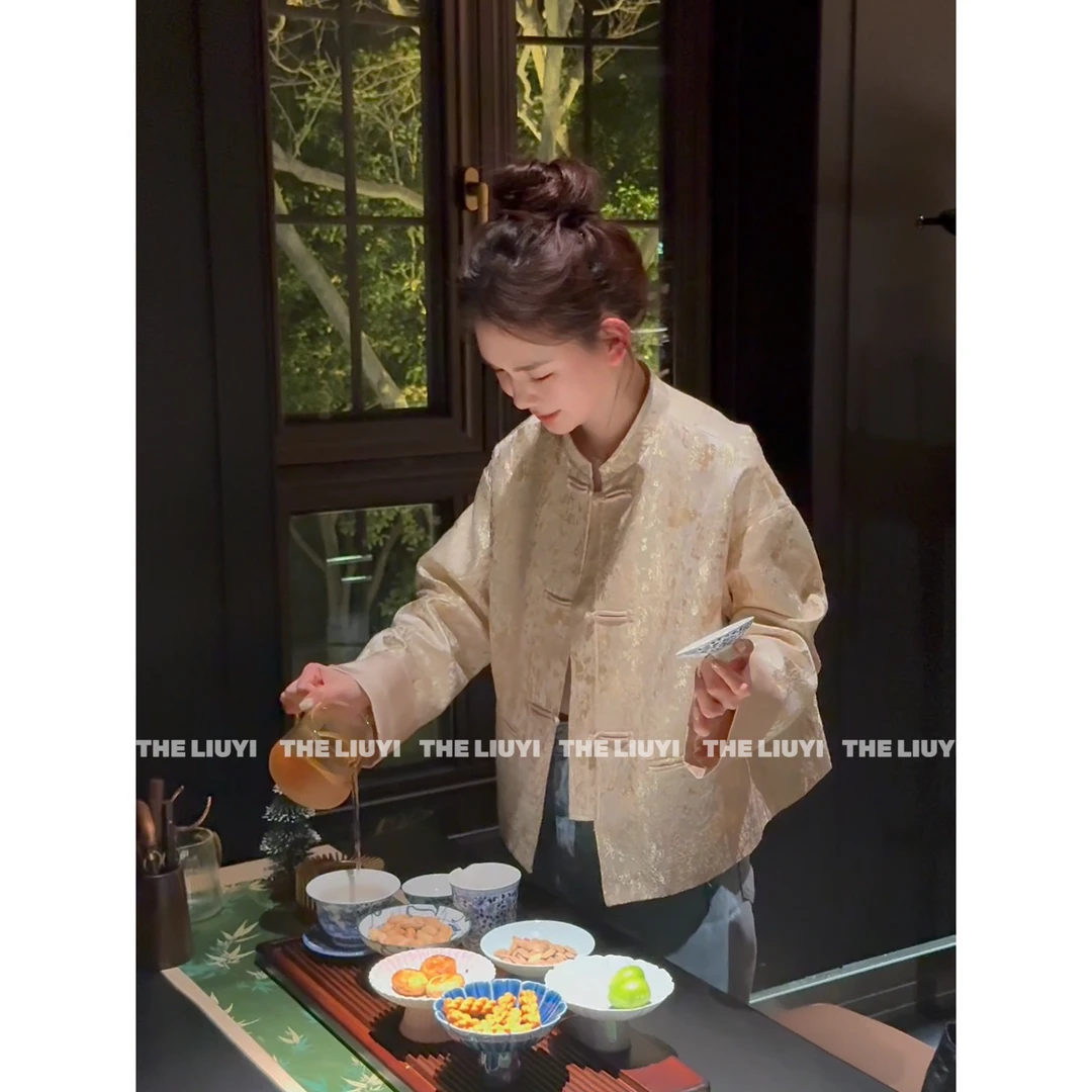 【LIUYI】金枝玉叶～春季高定新中式外套510410