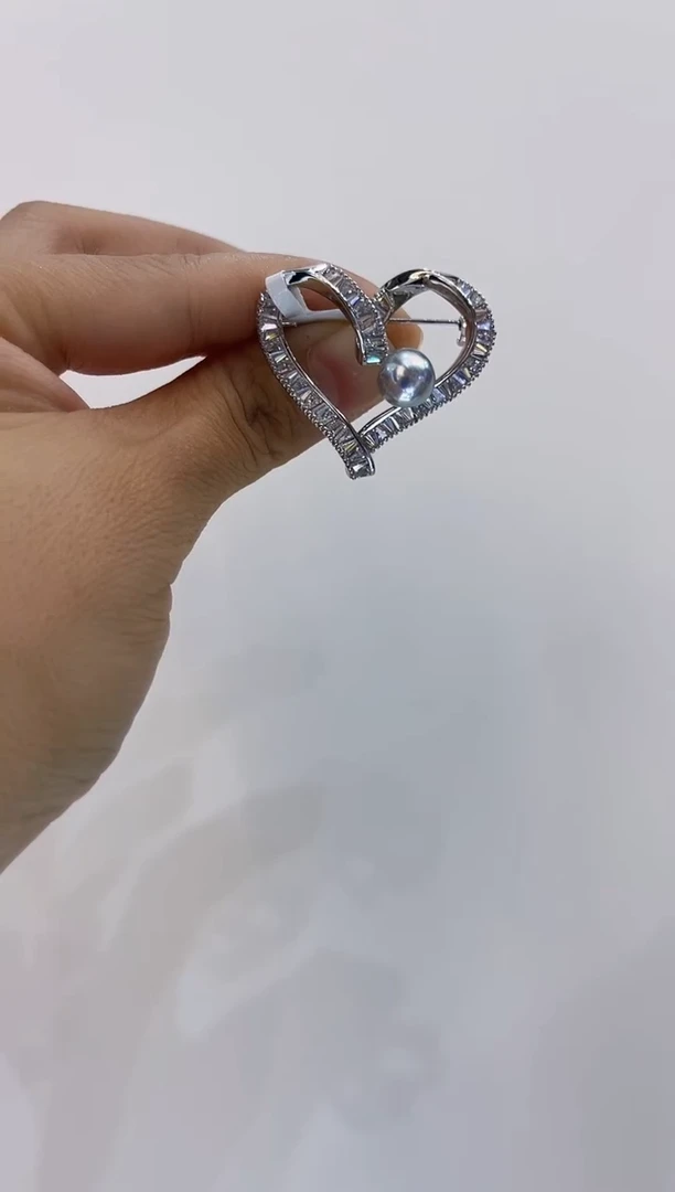 【闪购商品】海水珍珠胸饰未镶嵌胸针