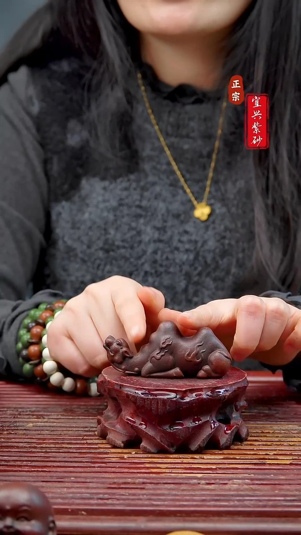 紫砂宜兴紫砂茶宠摆件