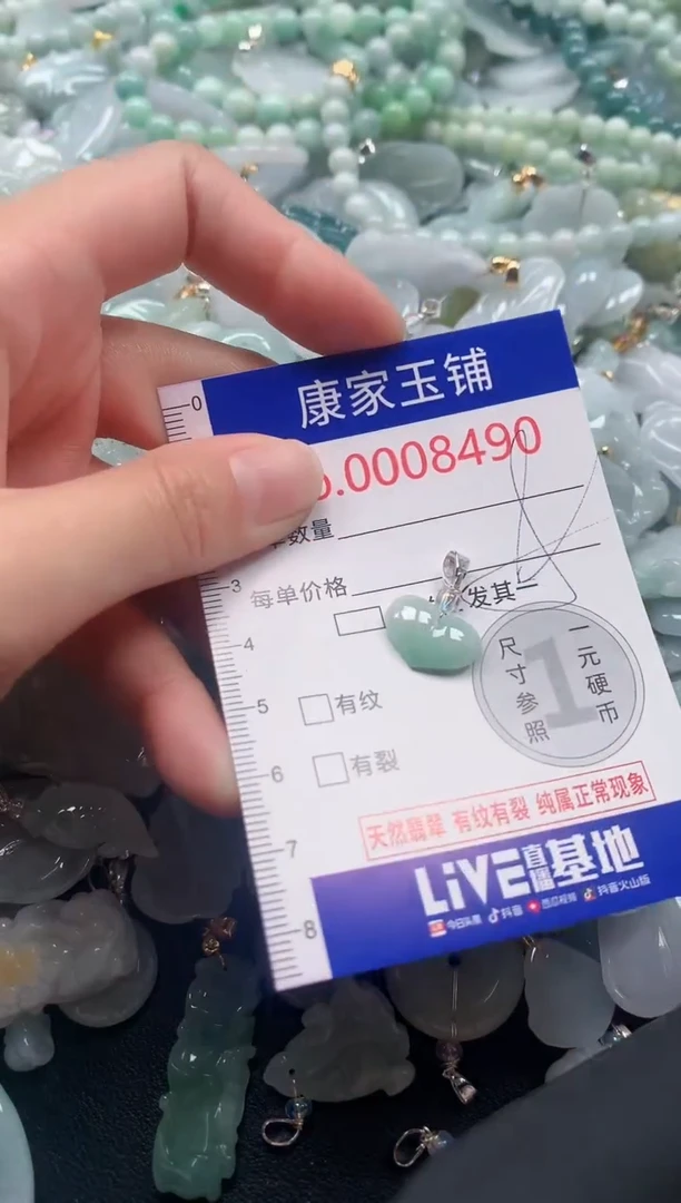 颈饰未镶嵌翡翠8490