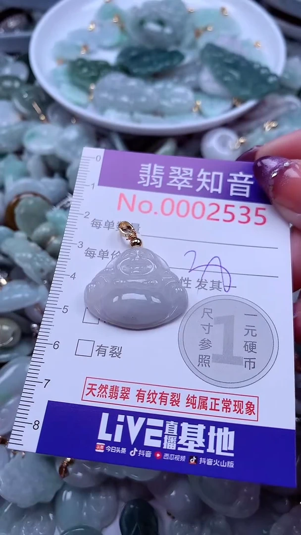 翡翠未镶嵌吊坠(不含链)2535