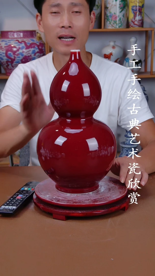 摆件景德镇手工手绘陶瓷摆件36