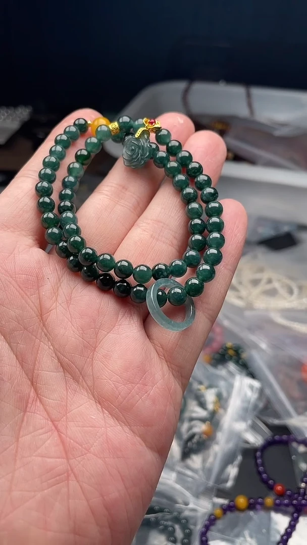 未镶嵌手链翡翠多样性发货拍一发一