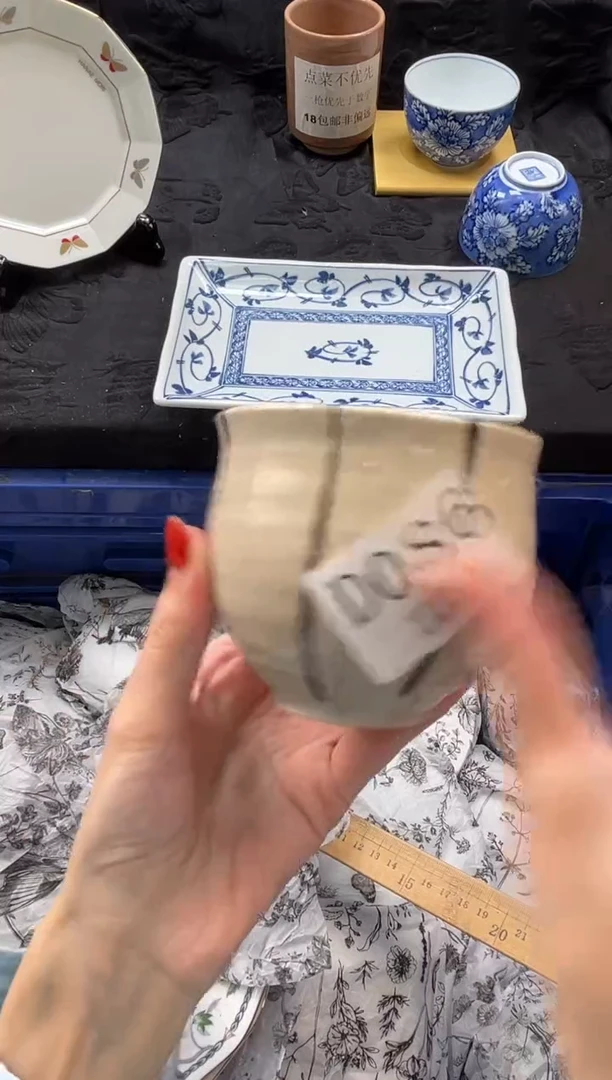 瓷片飞**天       D086