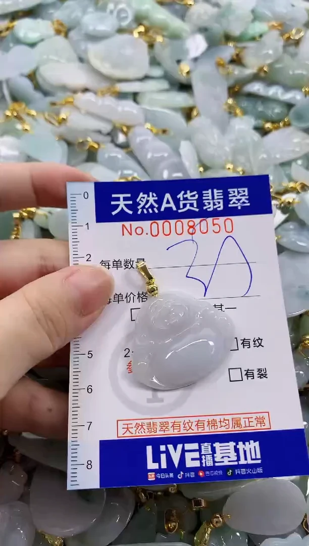 颈饰未镶嵌翡翠天然A货翡翠