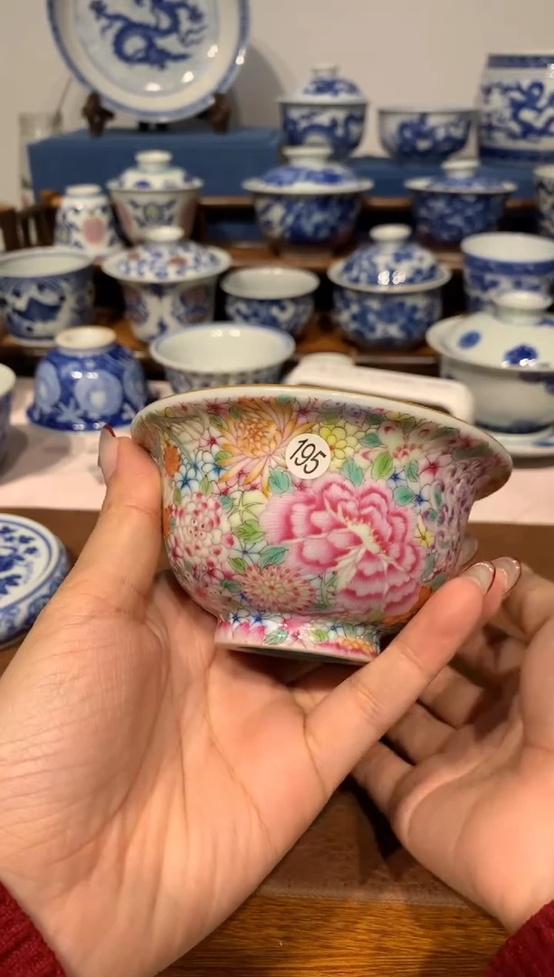 【闪购商品】杯195万花的压手杯微瑕的哦